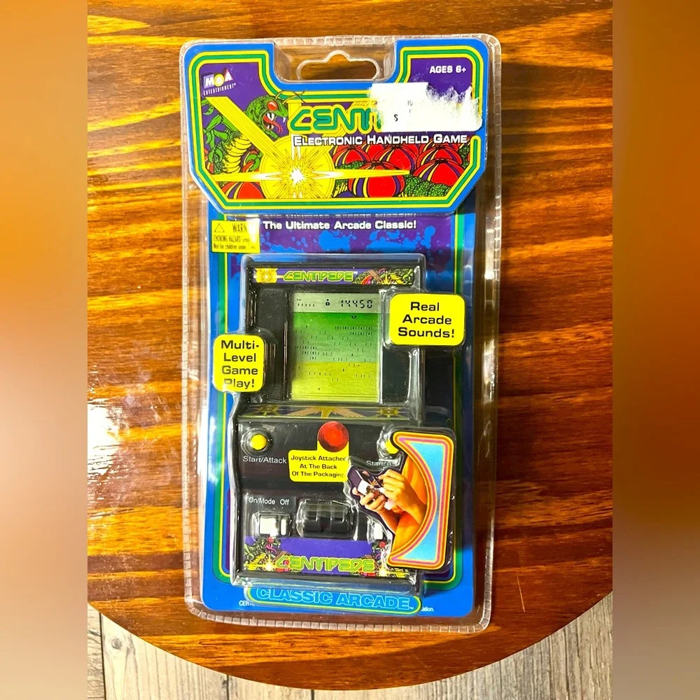 CENTIPEDE ATARI MGA HANDHELD LCD MINI CABINET GAME 2005 NEW RARE SEALED ORIGINAL